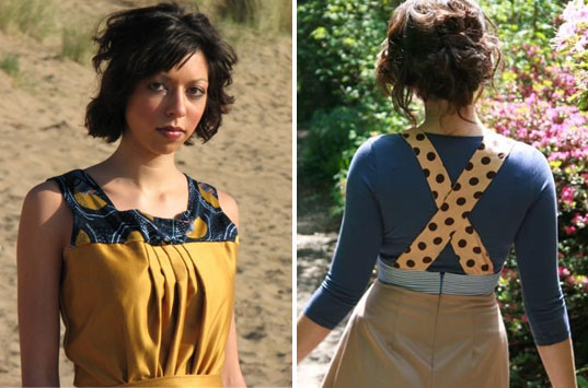 eco fashion UK, Hanneke Van Ryswyk, Helen Stew, Rachel Bryan, Reclaimed Materials, Si:Su Swansea UK, Vintage textile, Si:Su UK, Si:Su eco fashion, Su 2008 summer collection