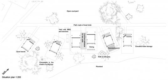 soe ker tie, butterfly hut, thai orphanage, thai dorm, thai kids residence, sustainable building, pre-fab housing, tyin tegnestue, nust