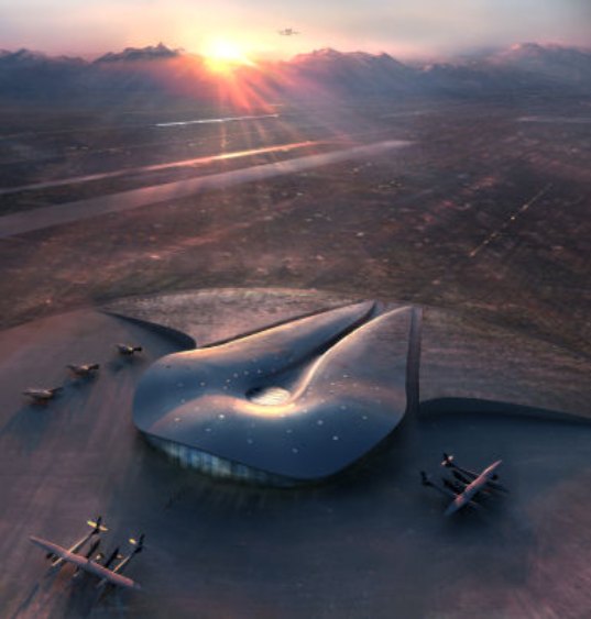 spaceport america, new mexico, groundbreaking, LEED, space launch