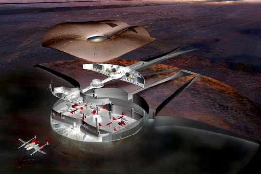 spaceport america, new mexico, groundbreaking, LEED, space launch