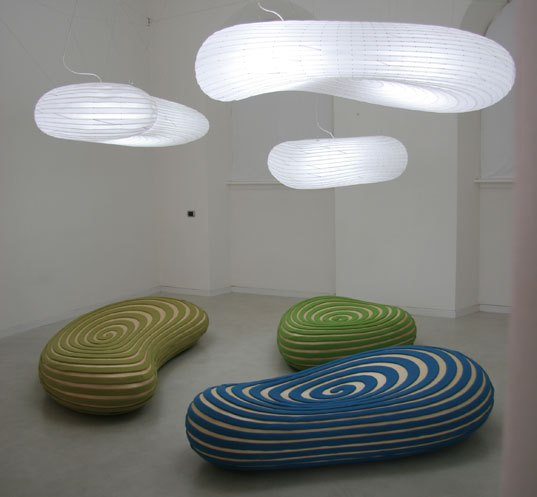 Milan, Salone, International Furniture Fair, David Trubridge, Spiral Island Collection, Sustainable furniture, Cradle-to-cradle, Lighting, Light Fixtures