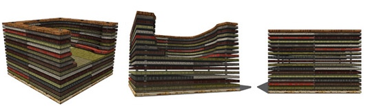 Ample Sample design contest, Ample Sample carpet reuse, carpet samples waste, design industry waste, Ample Sample winners 2008, GreenScreen Ample Sample 2008, reuse design waste, repurposed carpeting, repurposed carpet samples, sqrdchair3.jpg