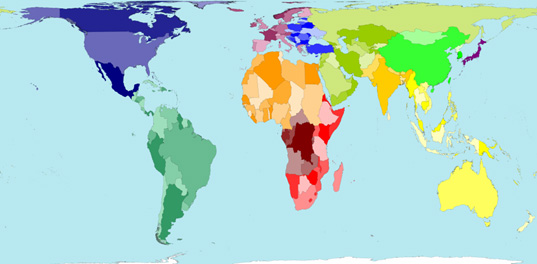 worldmapper cartograms, communication design, world visualization, globe, visualization, map, planet, earth