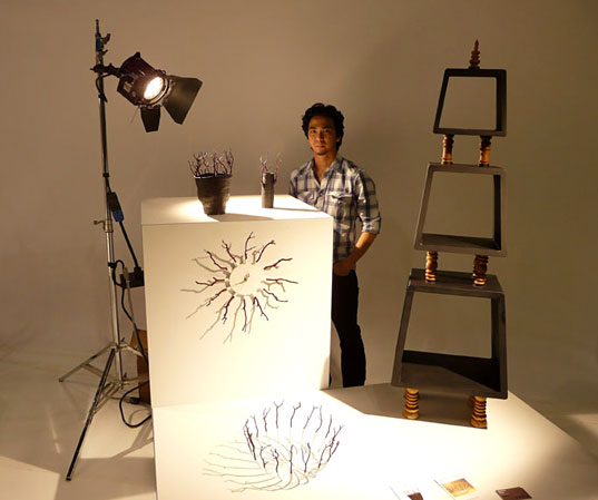 Stanley Ruiz, Growth Series, A+ The Young Designers Platform, Accent on Design, The New York International Gift Fair, designboom mart the new organics, ceramics Stanley Ruiz, twig designs Stanley Ruiz