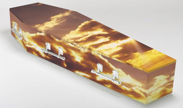 Eco Coffins, LifeArt Personalized Eco Coffins, custom designed cardboard eco coffins