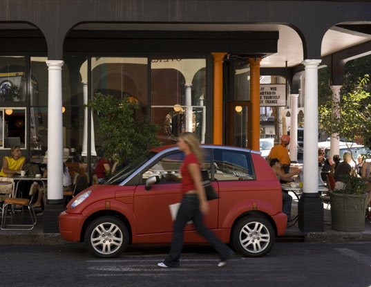 Think car, THINK electric car, electric car, zero emissions vehicle, zero emissions car, THINK automotives, THINK vehicle, compact car, green transportation, sustainable cars, transportation tuesday, thinkcity3.jpg