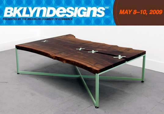 brooklyn designs 2009, uhuru design, contemporary furniture, reclaimed furniture, eco-friendly furniture, sustainable materials, recycled metal, sustainably harvested wood