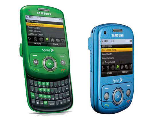 samsung, reclaim, phone packaging, recyclable materials, soy ink, samsung reclaim, green cell phone, bioplastic, smartphone, green gadget, sprint, cooper hewitt,