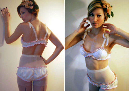inhabitat sustainable skivvies, sexy underwear valentine's day, eco underwear, eco bra, eco panties, organic underwear, organic camisole, clare bare
